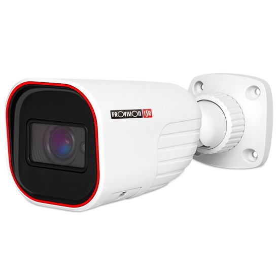 Cámara IP Provision-ISR I4-320IPE-MVF - 2MP - Bala - Lente Motorizado 2.8mm a 12mm - IR 40M - PoE - Exterior - IP67 - I4-320IPE-MVF