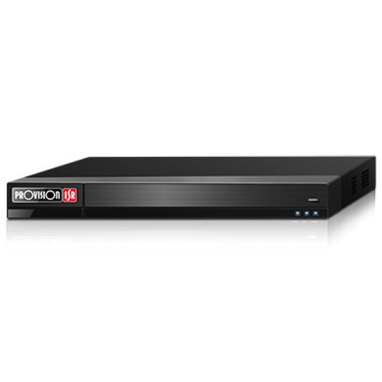 NVR Provision-ISR NVR5-4100X - 4 Canales - 2592 x 1944 - HDMI - VGA - USB - Ethernet - Negro - NVR5-4100X