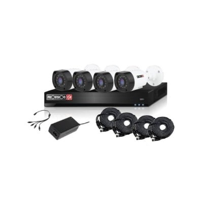 Kit de Vigilancia Provision-ISR - DVR - 4 Cámaras - Fuente - Divisor - Cables - PAK4LIGHTCC2MP-28 Kit de Vigilancia Provision-ISR - DVR - 4 Cámaras - Fuente - Divisor - Cables - PAK4LIGHTCC2MP-28