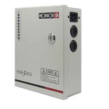 Fuente de Poder Provision-ISR 8 Canales 12V 5A Modelo PR-5A8CH-B Fuente de Poder Provision-ISR 8 Canales 12V 5A Modelo PR-5A8CH-B