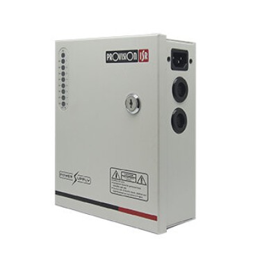 Fuente de Poder Provision-ISR PR-5A8CH-B - 8 Canales - 12V - 5A - PR-5A8CH-B Fuente de Poder Provision-ISR PR-5A8CH-B - 8 Canales - 12V - 5A - PR-5A8CH-B