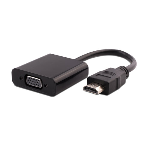 Convertidor HDMI a VGA Provision-ISR 1080P Negro Modelo PR-HDMItoVGA