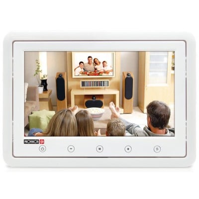 Monitor Provision-ISR PR-TFT7P-W - 7" - 1024 x 600 - AV1 - HDMI - VGA - PR-TFT7P-W