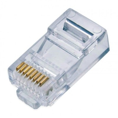 Plug QIAN - Cat5 - RJ45 - Transparente - 100 Piezas - NW5100