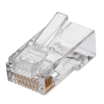 Plug QIAN - Cat6 - RJ45 - Transparente - 100 Piezas - NW6100