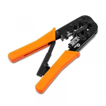Pinza Ponchadora QIAN QYZ-042CT - RJ-11 - RJ-45 - Naranja - QYZ-042CT