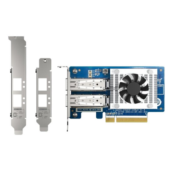 Tarjeta de Red Qnap QXG-25G2SF-CX6 - 2xSFP28 - PCI-E - QXG-25G2SF-CX6