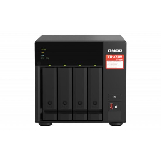 Sistema de Discos NAS Qnap TS-473A - 4 Bahías - TS-473A-8G-US