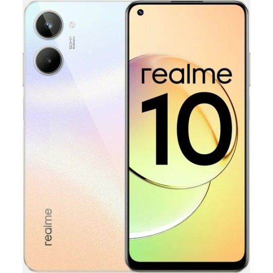 Smartphone Realme 10 - 6.4" - MediaTek Helio G99 - 8GB - 128GB - Cámaras 16MP/50MP - realme UI 3.0 (Basado en Android 12) - Blanco - REALME 10-BLANCO