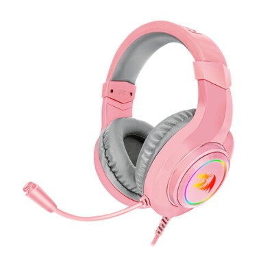 Diadema Gamer REDRAGON Hylas H260 - Alámbrico - Micrófono - RGB - Rosa - H260P-RGB Diadema Gamer REDRAGON Hylas H260 - Alámbrico - Micrófono - RGB - Rosa - H260P-RGB