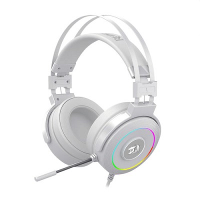 Diadema Gamer REDRAGON Lamia2 H320 - Alámbrico - Micrófono - RGB - Blanco - H320W-RGB