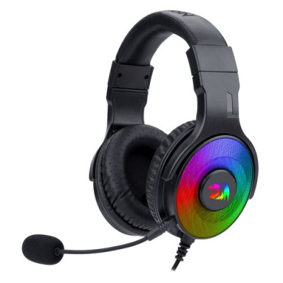 Diadema Gamer REDRAGON Pandora H350 - Alámbrico - Micrófono - RGB - H350RGB