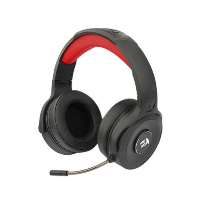Diadema Gamer REDRAGON Pelops H818 - Inalámbrico - Micrófono - Negro con Rojo - H818