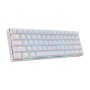 Teclado Gamer REDRAGON DRACONIC K530 - Inalámbrico/Alámbrico - Blanco - RGB - Redragon Brown - K530W-RGB