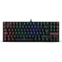 Teclado Gamer REDRAGON KUMARA K552 - Alámbrico - Multimedia - RGB - Switch Rojo - K552RGB-1R-SP