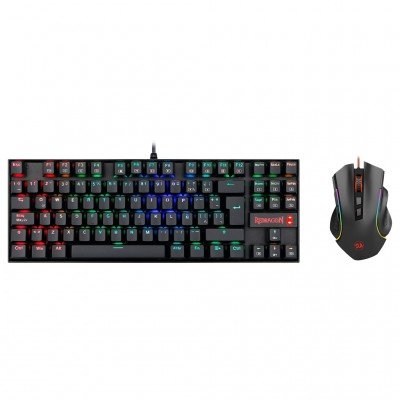 Kit Gamer Redragon K552RGB-BA - Teclado - Mouse - RGB - Alámbrico  - Español  - K552RGB-BA-SP