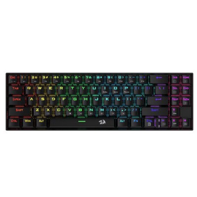 Teclado Gamer REDRAGON DEIMOS - Inalámbrico - Español - Función Multimedia - RGB - Switch Rojo - K599-KRS