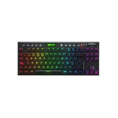Teclado Gamer Redragon Horus K621 TKL - Inalámbrico - Español - Multimedia - RGB - K621-RGB-SP BL
