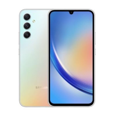 Smartphone Samsung Galaxy A34 5G - 6.6" - Octa-Core - 6GB - 128GB - Cámaras 48MP/13MP - Android - Plata - SM-A346MZSBLTM