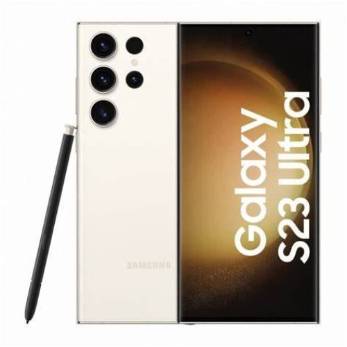 Smartphone Samsung Galaxy S23 Ultra 6.8" Octa Core 12GB RAM 512GB Cámara 200MP Color Crema
