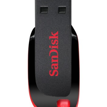 Memoria USB SanDisk Cruzer Blade 64GB USB 2.0 Negro/Rojo Modelo SDCZ50-064G-B35