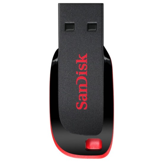 Memoria USB SanDisk Cruzer Blade - 64GB - USB 2.0 - Negro/ Rojo - SDCZ50-064G-B35