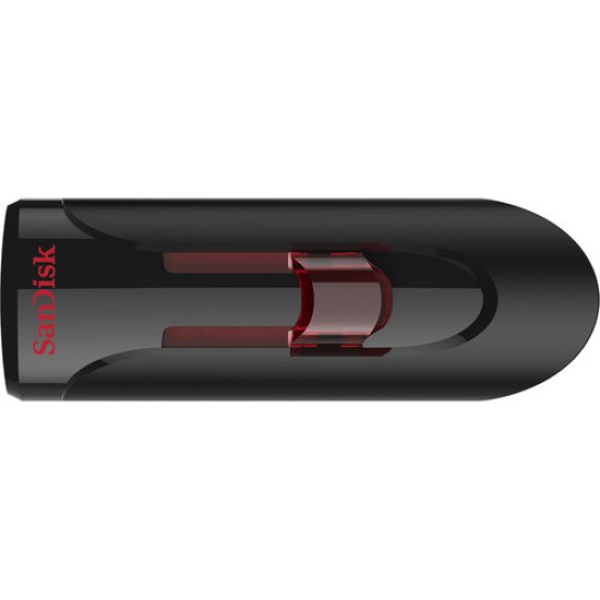 Memoria USB SanDisk Cruzer Glide - 32GB - USB 3.0 - Negro/Rojo - SDCZ600-032G-G35