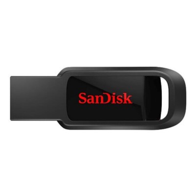 Memoria USB SanDisk Spark - 32GB - USB 2.0 - Negro/Rojo - SDCZ61-032G-G35