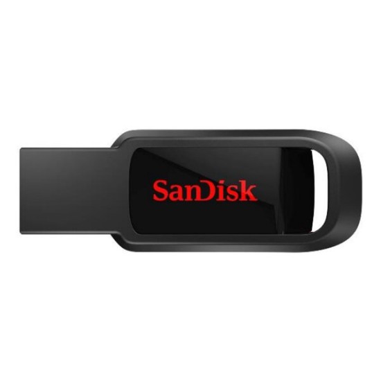 Memoria USB SanDisk Spark - 32GB - USB 2.0 - Negro/Rojo - SDCZ61-032G-G35
