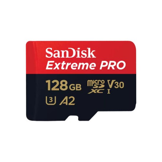 Memoria MicroSDXC SanDisk Extreme Pro - 128GB - Clase 10 - C/Adaptador - SDSQXCD-128G-GN6MA