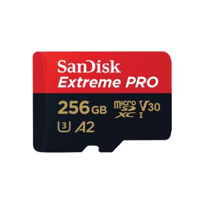 Memoria MicroSDXC SanDisk Extreme Pro - 256GB - Clase 10 - C/Adaptador - SDSQXCD-256G-GN6MA