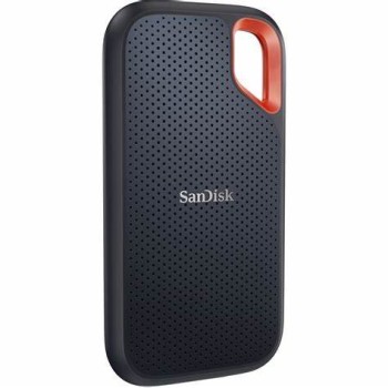 Disco Duro Externo SSD SanDisk Extreme Portable V2 4TB USB 3.2 Negro/Naranja SDSSDE61-4T00-G25