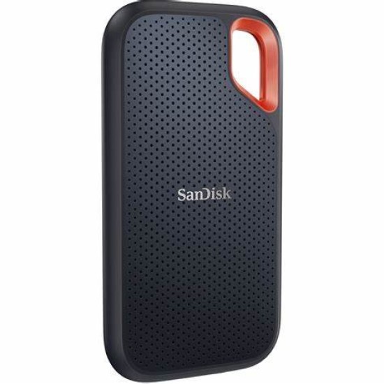 Unidad de Estado Sólido Externo SanDisk Extreme Portable V2 - 4TB - USB 3.2 - Win/Mac - Negro con Naranja - SDSSDE61-4T00-G25