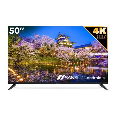 Pantalla Smart TV SANSUI SMX50V1UA - 50" - 4K Ultra HD - Wi-Fi - HDMI - USB - Wi-Fi - SMX50V1UA