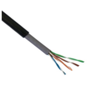 Bobina SAXXON OUTPCAT5ECOPEXT - Cat5e - 305M - 24 AWG - Negro - OUTPCAT5ECOPEXT