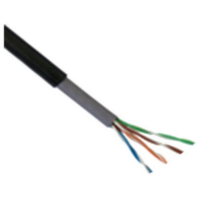 Bobina SAXXON OUTPCAT5ECOPEXT - Cat5e - 305M - 24 AWG - Negro - OUTPCAT5ECOPEXT