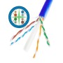 Bobina SAXXON OUTPCAT6AAZO - Cat6a - 305M - 23 AWG - Azul - OUTPCAT6AAZO