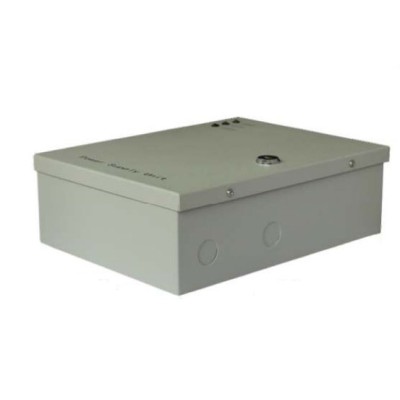 Fuente de Poder SAXXON PSU1210-D9B - 12v - 10A - Para 9 Cámaras - PSU1210-D9B