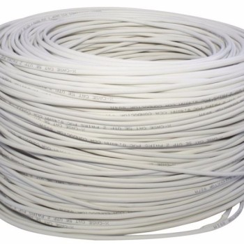 Bobina de Cable de Red SAXXON Cat5e 305 Metros Blanco Modelo TVD119080 Bobina de Cable de Red SAXXON Cat5e 305 Metros Blanco Modelo TVD119080