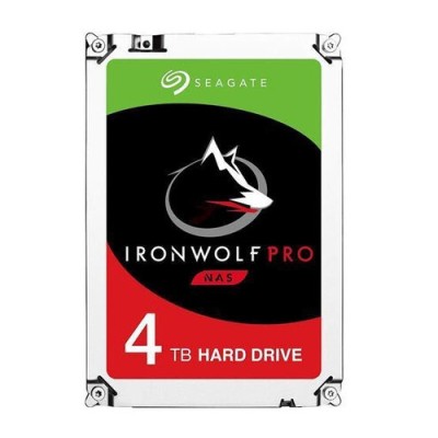 Disco Duro Seagate IronWolf Pro - 3.5" - 4TB - SATA 3 - Para NAS - ST4000NE001