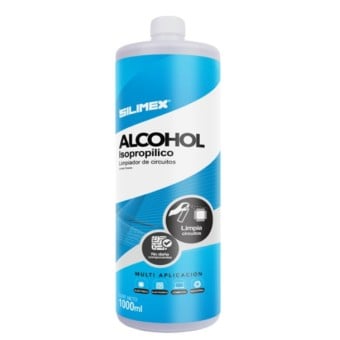 Alcohol Isopropílico Silimex 1 Litro para Limpieza de Equipos - Modelo 750300219650 Alcohol Isopropílico Silimex 1 Litro para Limpieza de Equipos - Modelo 750300219650