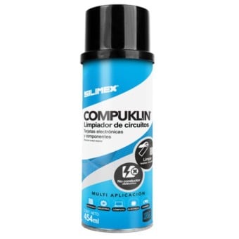 Limpiador Electrónico Silimex CompuKlin 454ml para Tarjetas y Componentes
