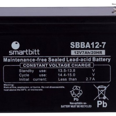 Batería de Reemplazo Smartbitt SBBA12-7 - 12V - SBBA12-7