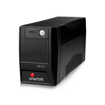 No Break Smartbitt SBNB750USB - 750VA/375 W - 6 Contactos - Línea Interactiva  - SBNB750USB