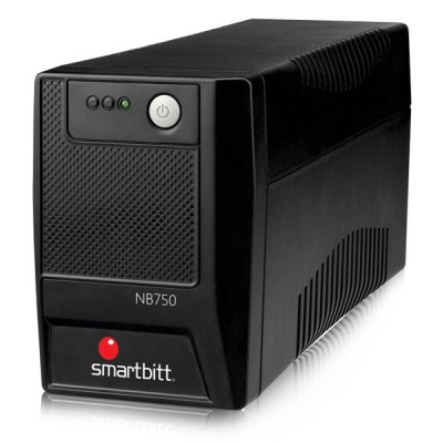 No Break Smartbitt SBNB750USB - 750VA/375 W - 6 Contactos - Línea Interactiva  - SBNB750USB