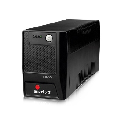 No Break Smartbitt SBNB750USB - 750VA/375 W - 6 Contactos - Línea Interactiva  - SBNB750USB