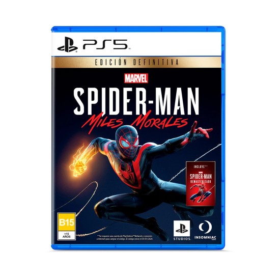 Videojuego Sony PlayStation 5 - Spider-Man Miles Morales Ultimate Edition - 3006561