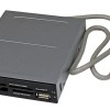Lector de Tarjetas StarTech.com - USB 2.0 - Bahía 3.5" - 35FCREADBK3