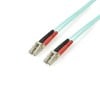 Cable de Fibra Óptica StarTech.com - LC - Dúplex - Multimodo - 3M - Aguamarina - 450FBLCLC3 Cable de Fibra Óptica StarTech.com - LC - Dúplex - Multimodo - 3M - Aguamarina - 450FBLCLC3