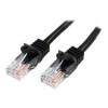 Cable de Red StarTech.com - Cat5e - RJ-45 - 10M - Negro - 45PAT10MBK